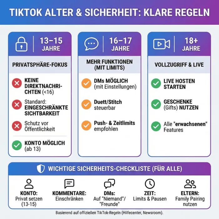 Ab wie vielen Jahren ist Tiktok