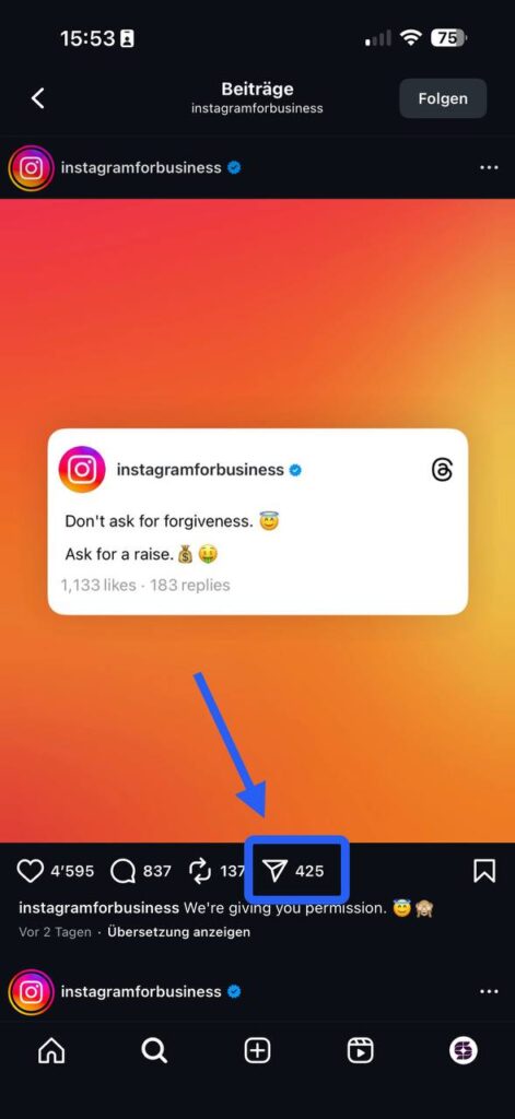 Step 2, Share symbol