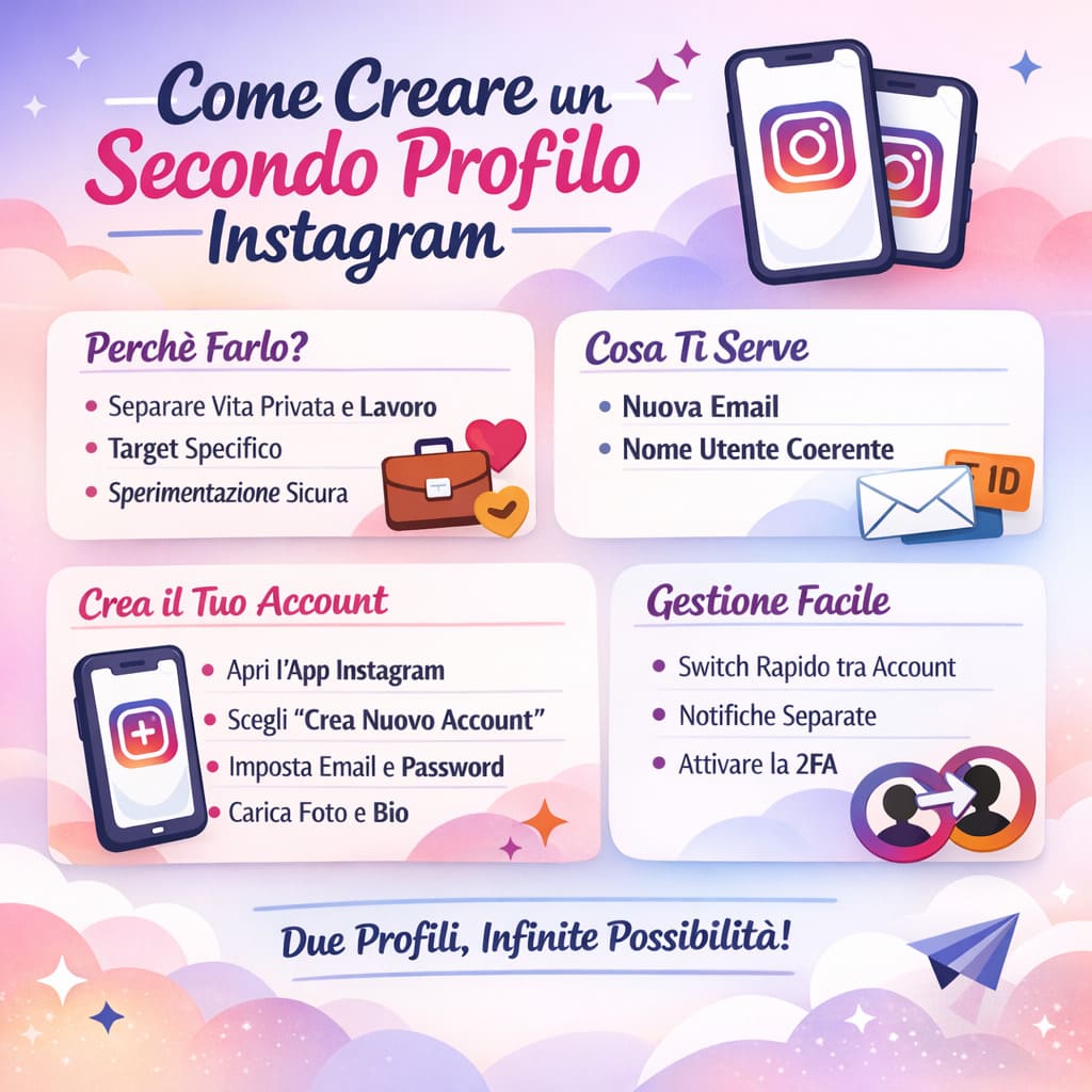 Come creare un secondo profilo Instagram - Info