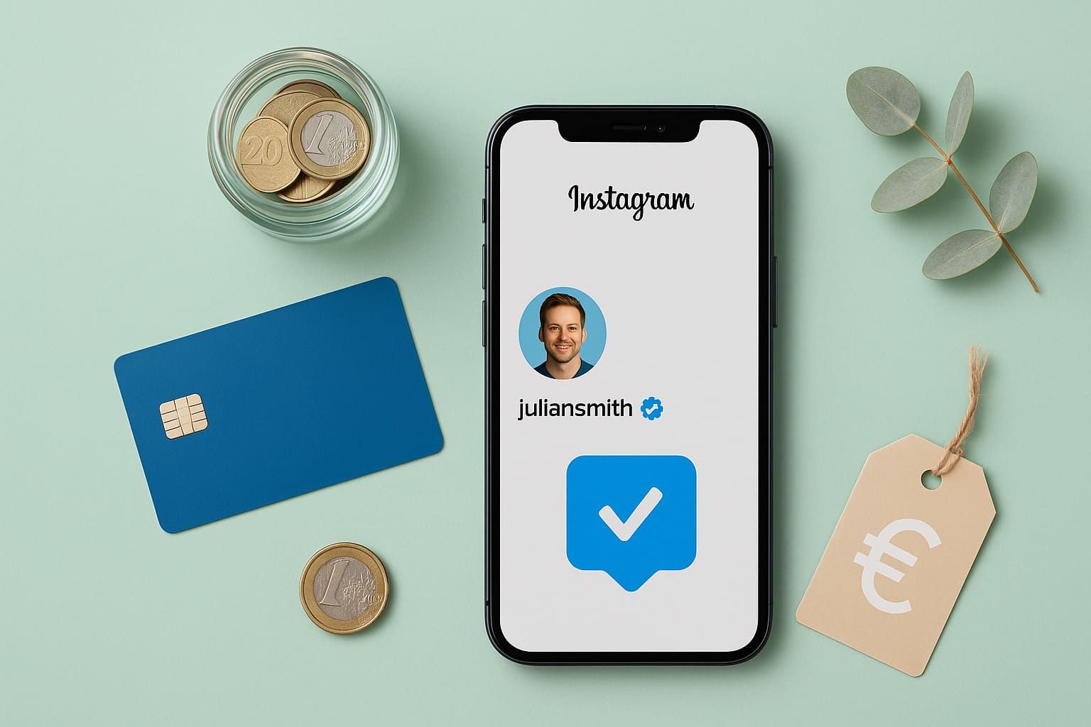 Quel est le prix du badge bleu sur Instagram ?